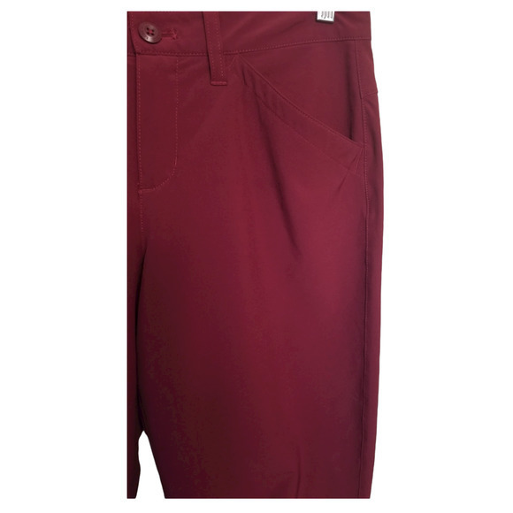 Eddie Bauer Women's Burgandy Capri Pants Size 6 (30), Inseam 21 in, Length 30 in - Picture 7 of 10